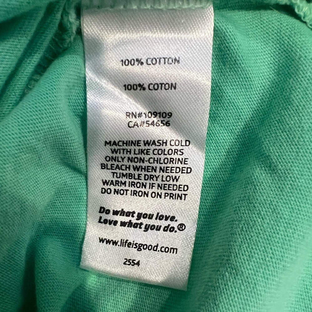 Life is Good Mint Green 'Just Add Water' Kayak Graphic Tee - Picture 6 of 6